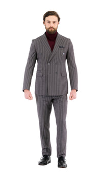 Newbury Peak Lapel Double Breasted Slim Fit Suit
