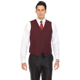 Solo Adjustable Casual & Formal Burgundy Vest