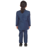 Ultimate Elegance: Boys Indigo Shawl Collar Tuxedo for Dapper Occasions