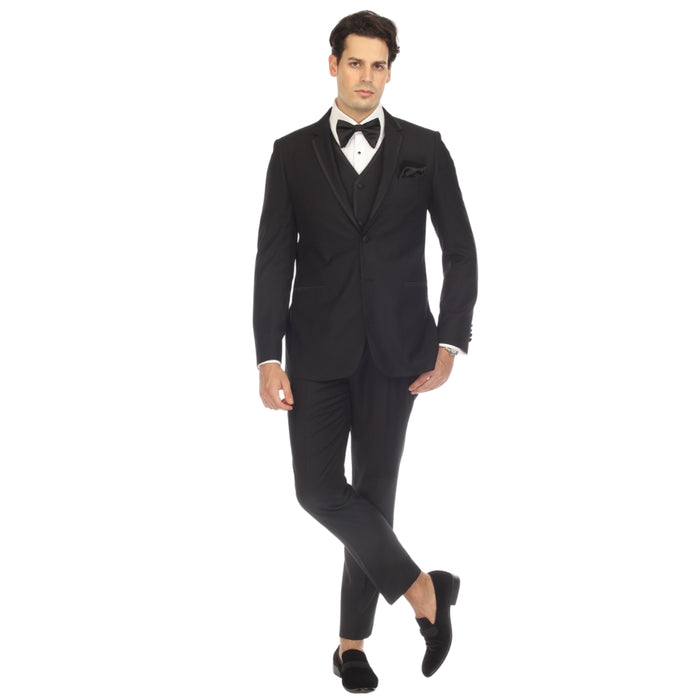 Celio Black Slim Fit 3pc Tuxedo