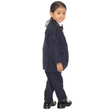 Ultimate Elegance: Boys Navy Shawl Collar Tuxedo for Dapper Occasions