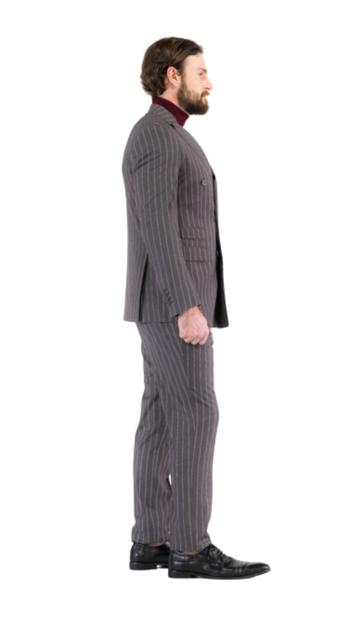 Newbury Peak Lapel Double Breasted Slim Fit Suit