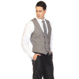 Cruz Mens Double Breasted Grey Vest