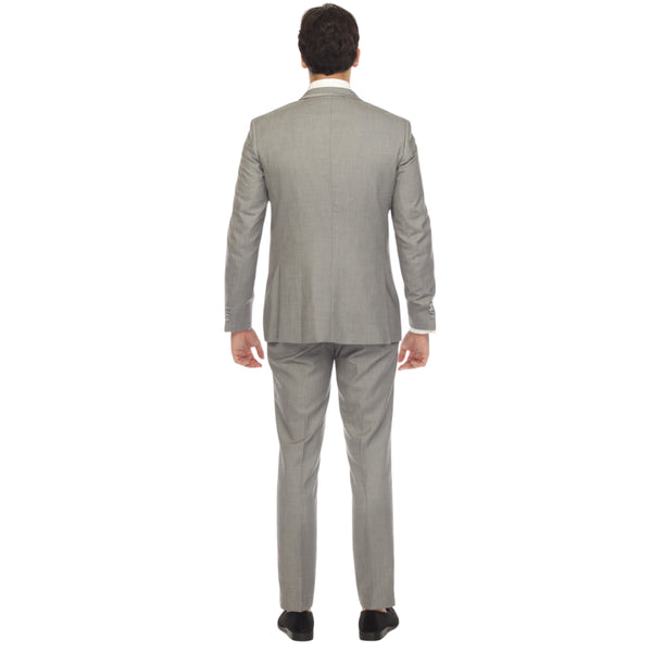 Celio Tux Premium Men's Slim Fit 3 pc Tuxedo Grey - FHYINC
