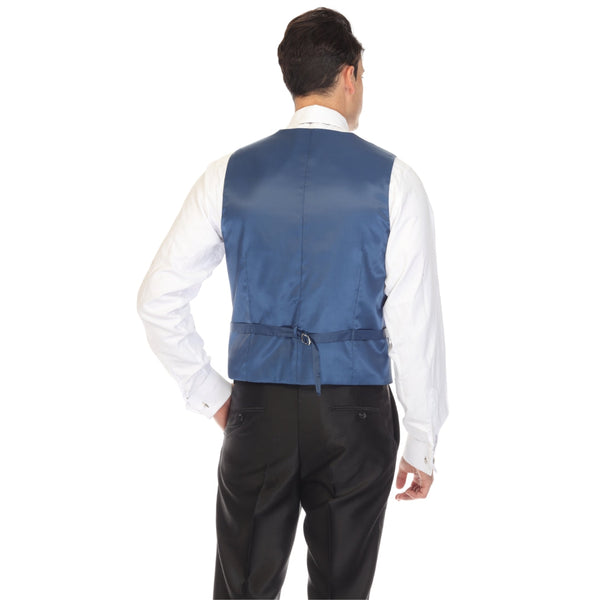 Cruz Mens Double Breasted Indigo Vest