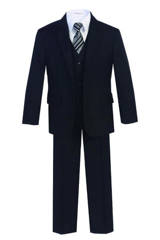 Ferrecci Boys JAX JR 5pc Suit Set Black