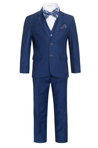 Ferrecci Boys JAX JR 5pc Suit Set Indigo