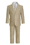 Ferrecci Boys JAX JR 5pc Suit Set Tan