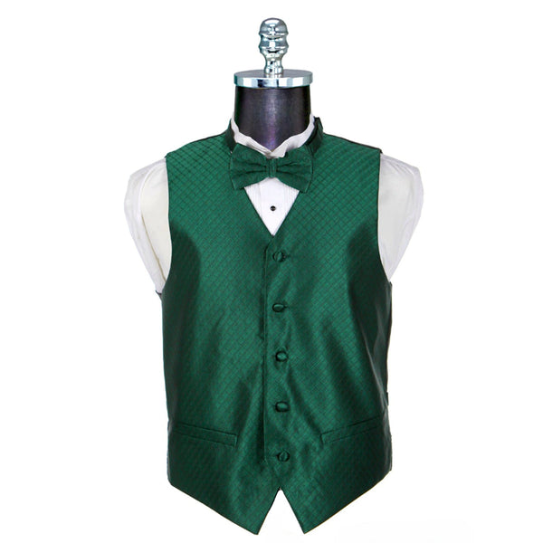 Ferrecci Mens 300 Dark Green Diamond Vest Set