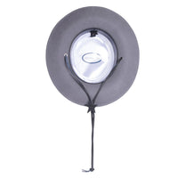 Grey Wide Brim Fedora - Earp