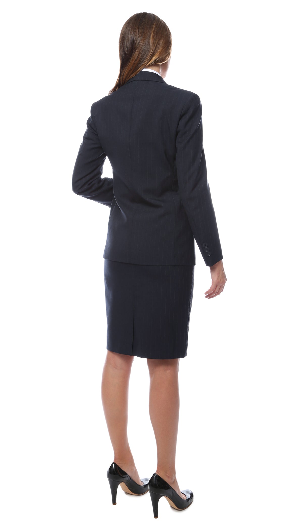 Ferrecci Aviator Women's 2-pc Poly Wool Suit Skirt