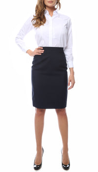 Ferrecci Aviator Women's 2-pc Poly Wool Suit Skirt