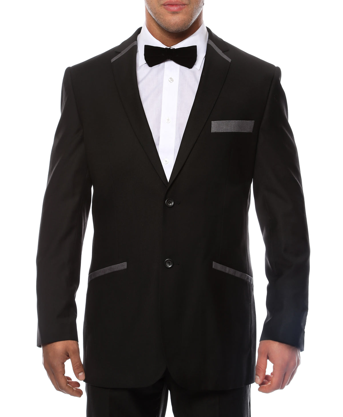 Ferrecci Jersey Boy Classic Blazer in Black/Grey