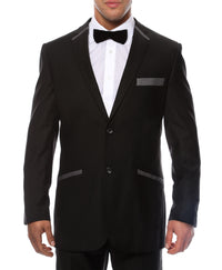 Ferrecci Jersey Boy Classic Blazer in Black/Grey