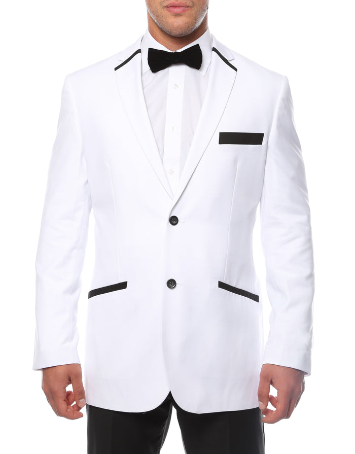 Ferrecci Jersey Boy Classic Blazer in White
