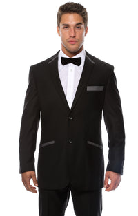 Ferrecci Jersey Boy Classic Blazer in Black/Grey