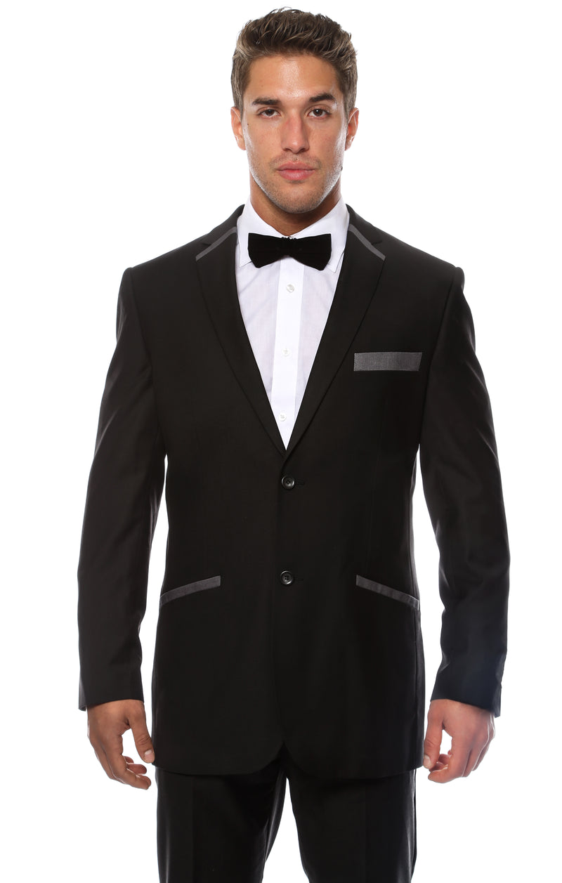 Ferrecci Jersey Boy Classic Blazer in Black/Grey