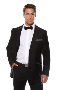 Ferrecci Jersey Boy Classic Blazer in Black/Grey