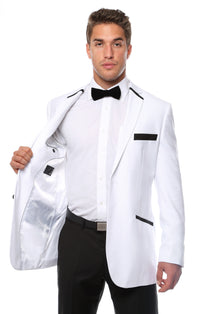 Ferrecci Jersey Boy Classic Blazer in White