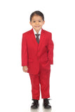 Ferrecci Boys Red JAX JR 5pc Suit Set