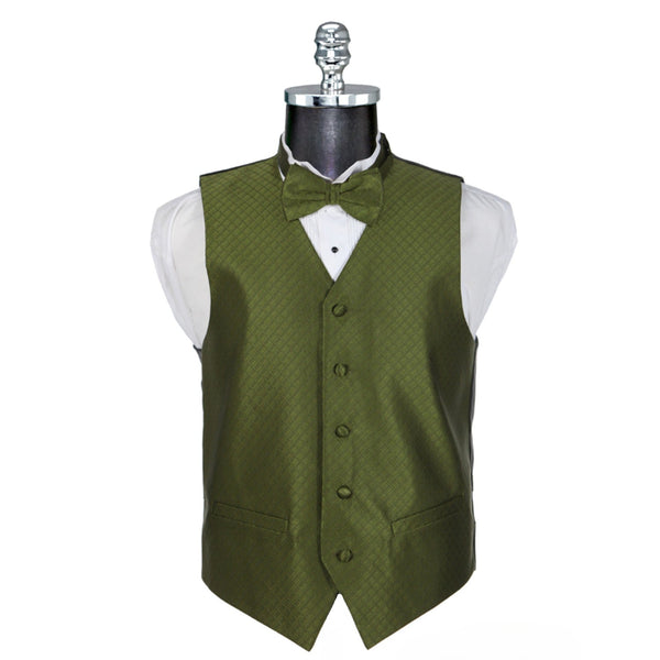 Ferrecci Mens 300 Dark Green Diamond Vest Set