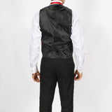 Ferrecci Mens PV150 - Black/Black Vest Set