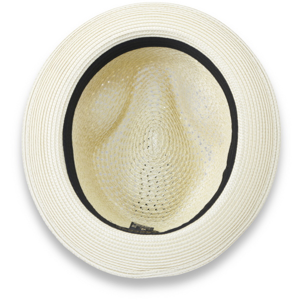 Castor Crushable Straw Hat Fedora in Tan