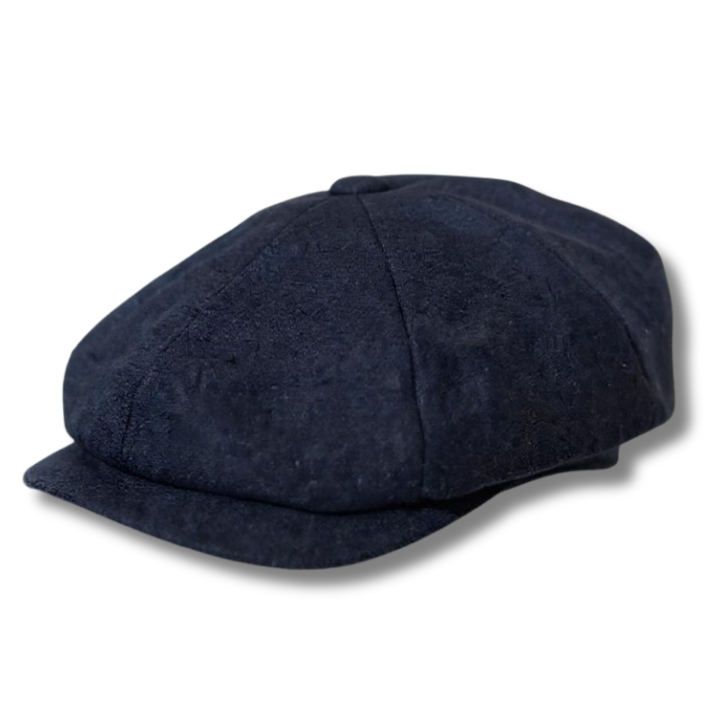 Classic Premium Wool Navy Newsboy Hat