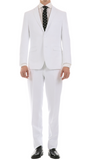 Oslo White Slim Fit Notch Lapel 2 Piece Suit