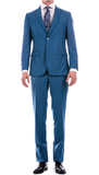 Oslo Teal Notch Lapel 2 Piece Slim Fit Suit