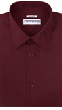 Ferrecci Virgo Burgundy Regular Fit Dress Shirt