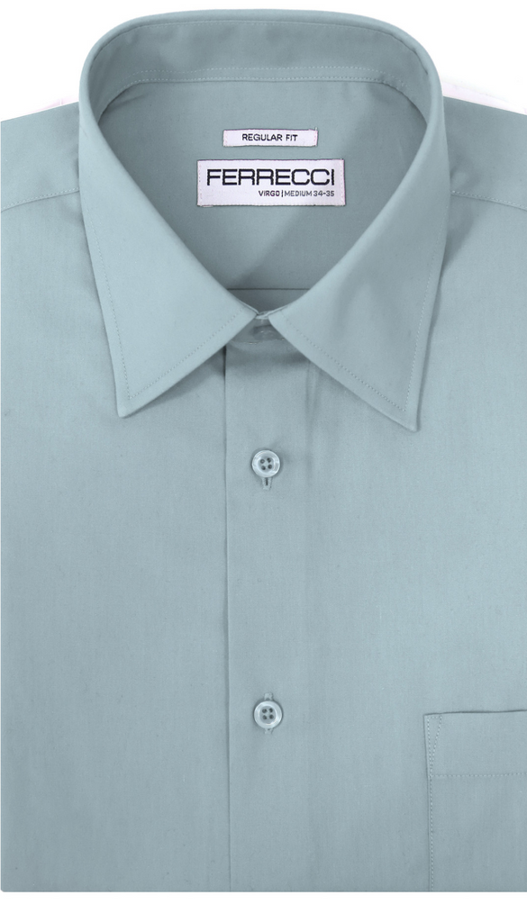 Ferrecci Virgo Sky Blue Regular Fit Dress Shirt