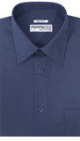 Ferrecci Virgo Navy Regular Fit Dress Shirt