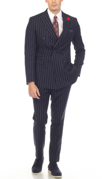 Newbury Peak Lapel Double Breasted Slim Fit Suit
