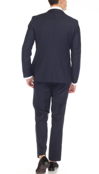 Bronson Navy Slim Fit Notch Lapel Tuxedo