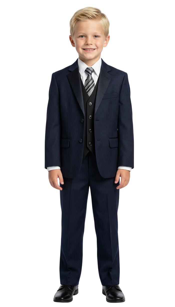 Ferrecci Boys JAX JR 5pc Suit Set Black