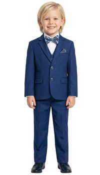 Ferrecci Boys JAX JR 5pc Suit Set Indigo