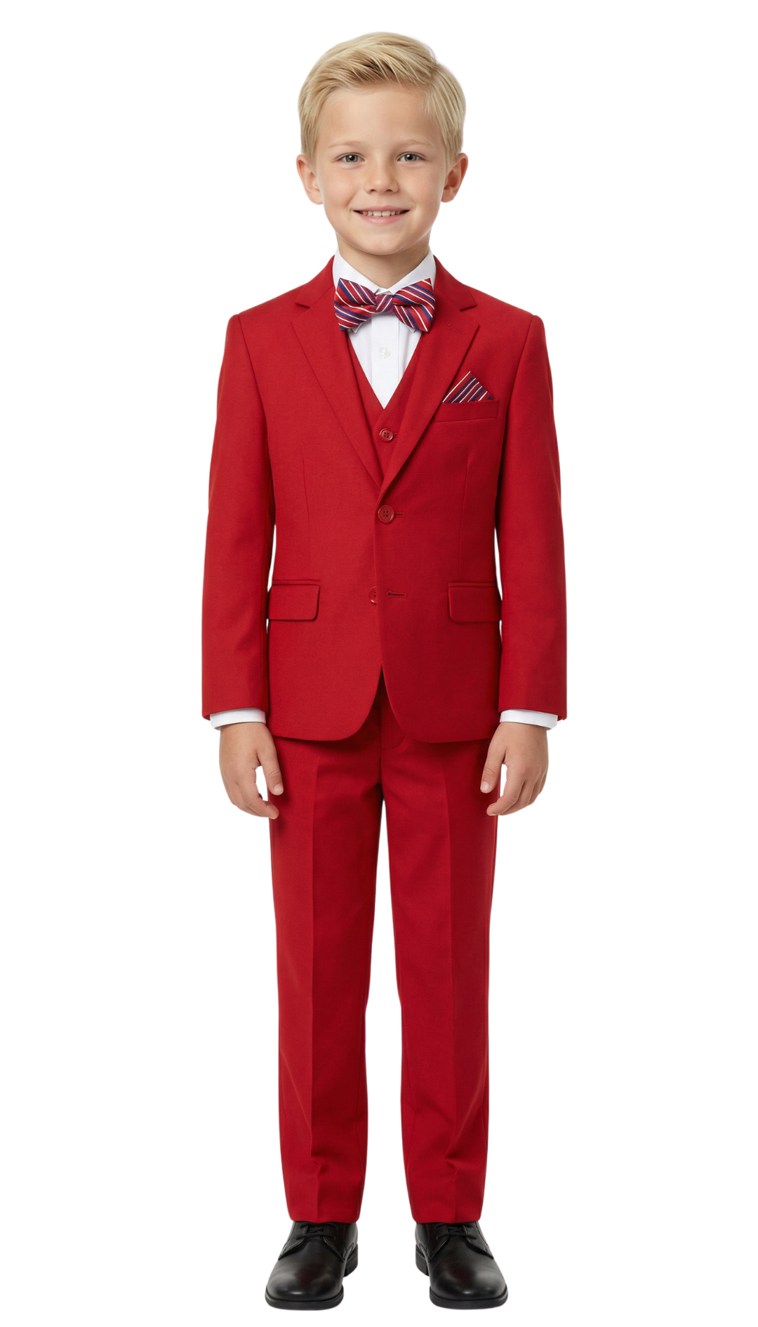 Ferrecci Boys Red JAX JR 5pc Suit Set