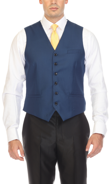 Solo Adjustable Casual & Formal Indigo Vest