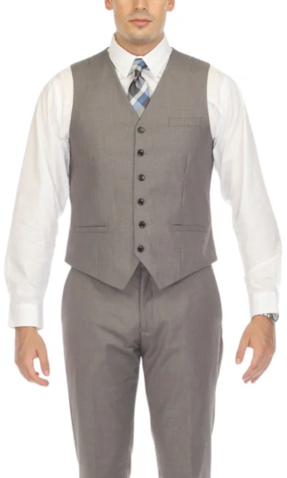 Mens Casual & Formal Light Grey Vest | FERRECCI FHYINC Mens Casual & Formal Light Grey Vest | FERRECCI FHYINC