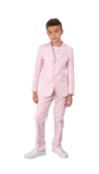 Ferrecci Boys Seersucker 2pc Suit Set Pink - Front