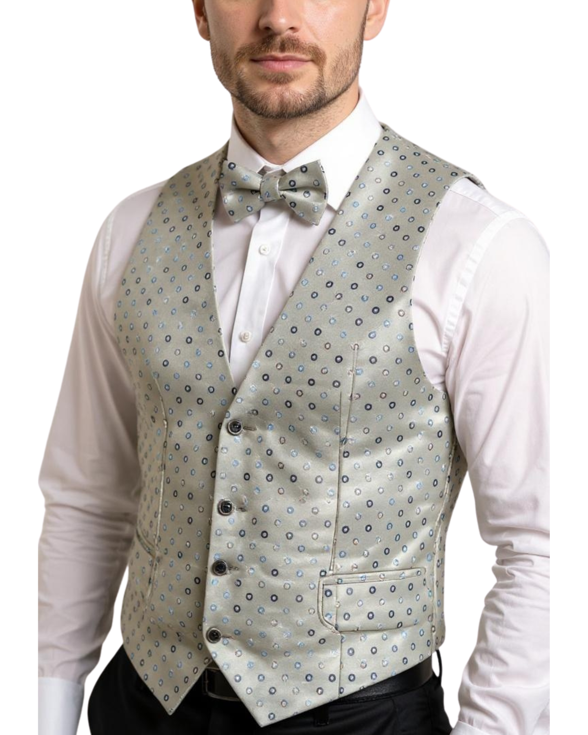 Ferrecci Mens Vest A Adjustable Vest Set