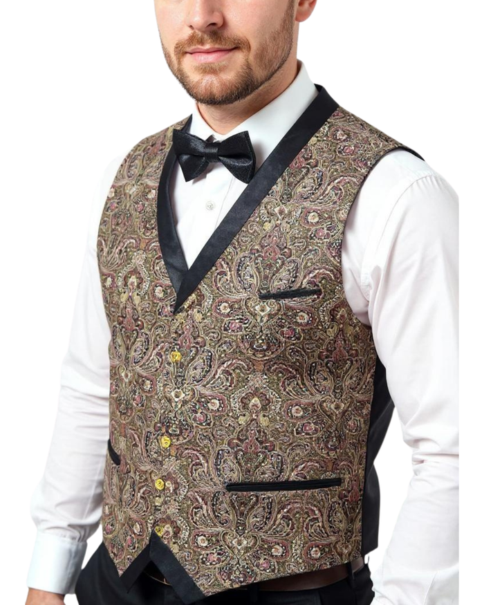 Ferrecci Mens Vest AB Adjustable Vest Set