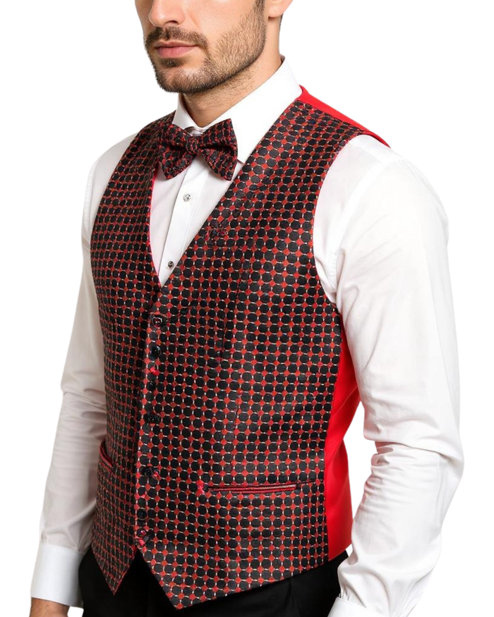 Ferrecci Mens Vest AC Adjustable Vest Set