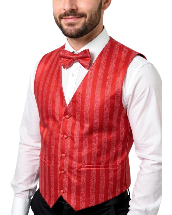 Ferrecci Mens Vest AD Adjustable Vest Set