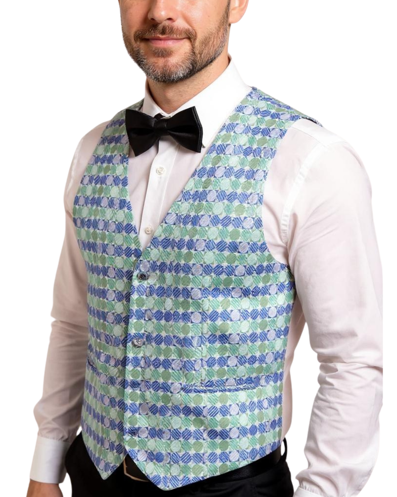 Ferrecci Mens Vest L Adjustable Vest Set