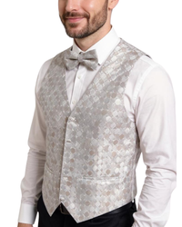 Ferrecci Mens Vest L Adjustable Vest Set