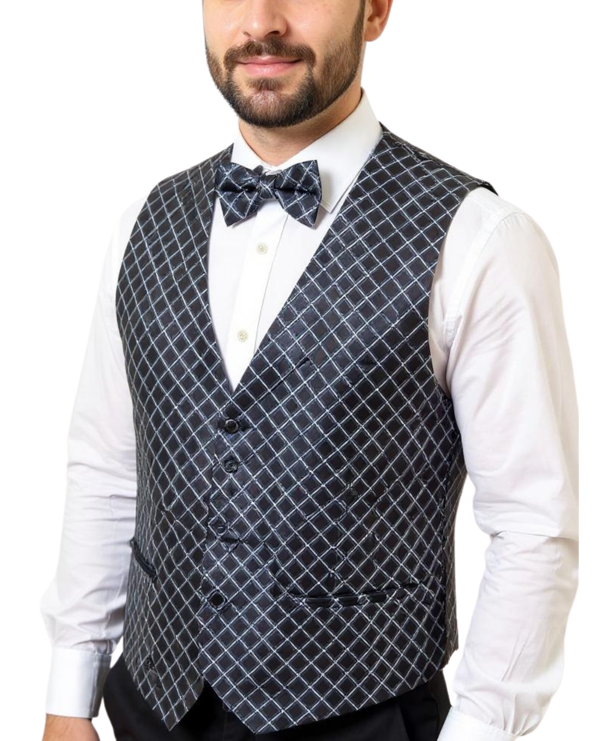 Ferrecci Mens Vest N Adjustable Vest Set