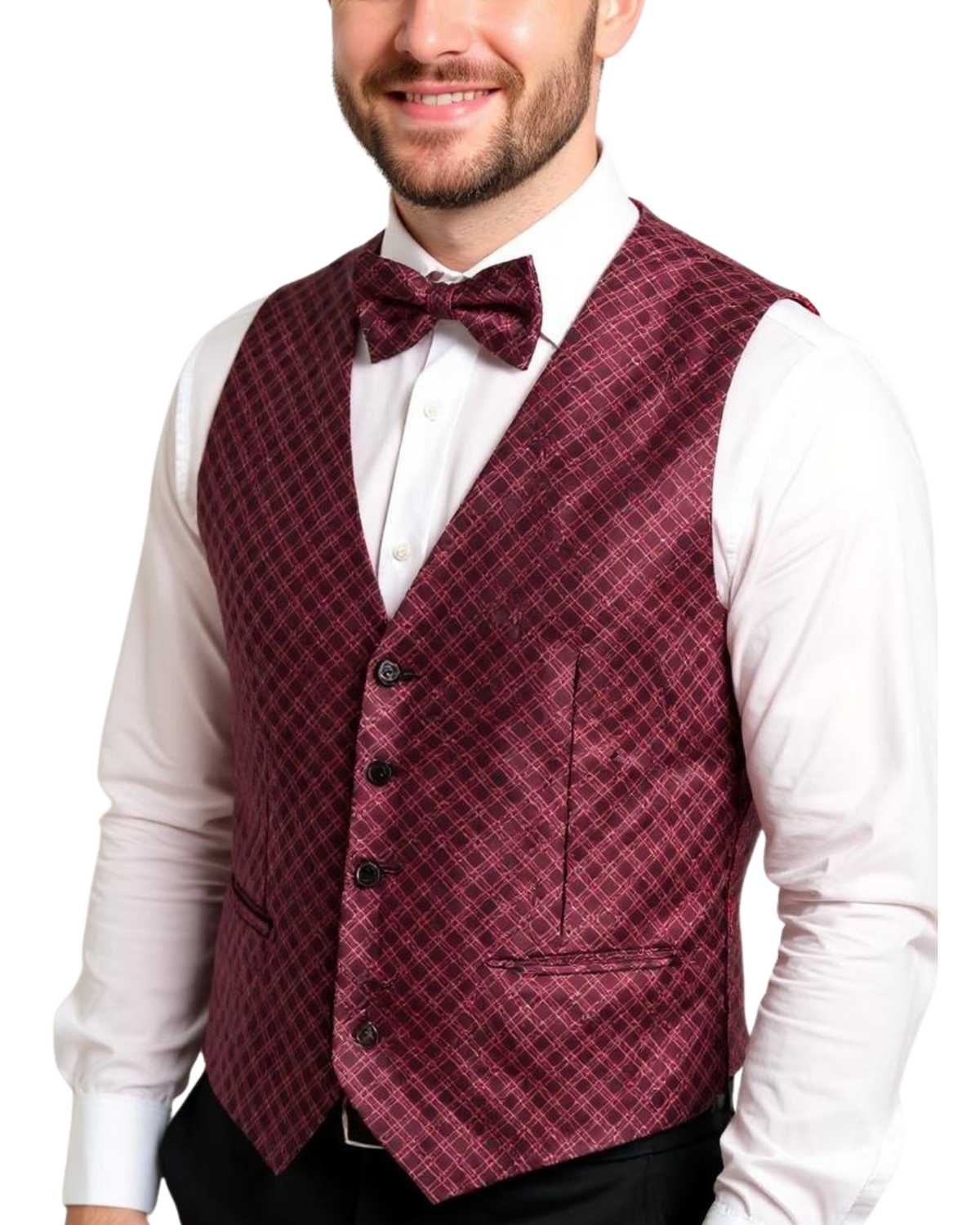 Ferrecci Mens Vest N Adjustable Vest Set