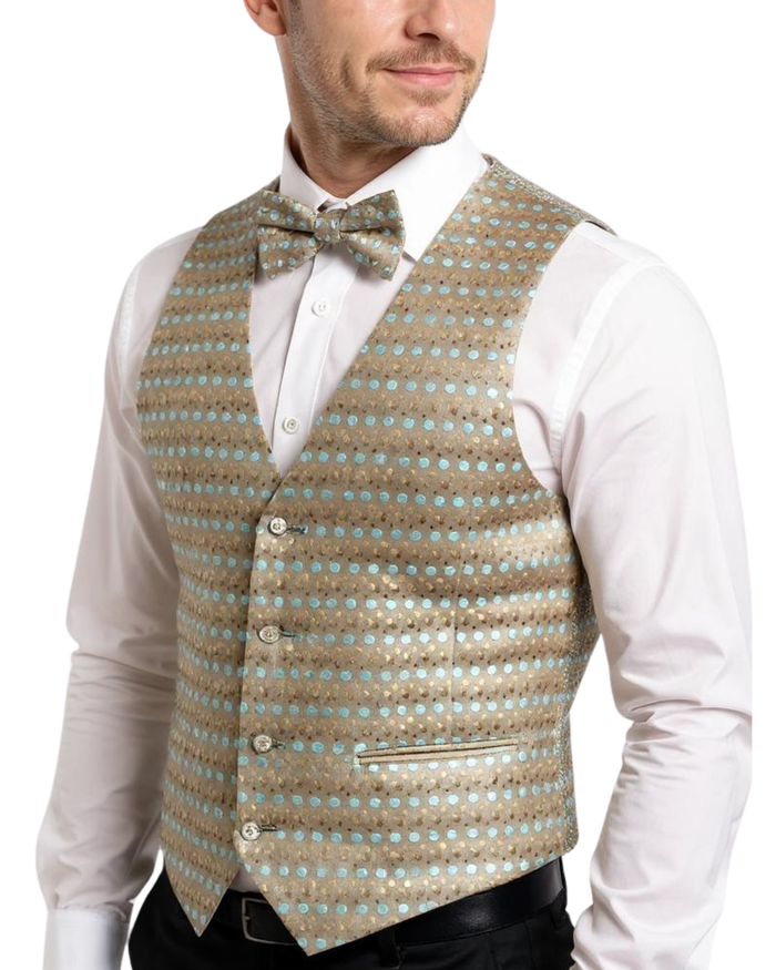 Ferrecci Mens Vest R Adjustable Vest Set